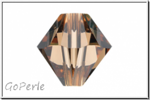 Swarovski Bicone 5328, 3mm, 221 - light smoked topaz, 25 Stk.